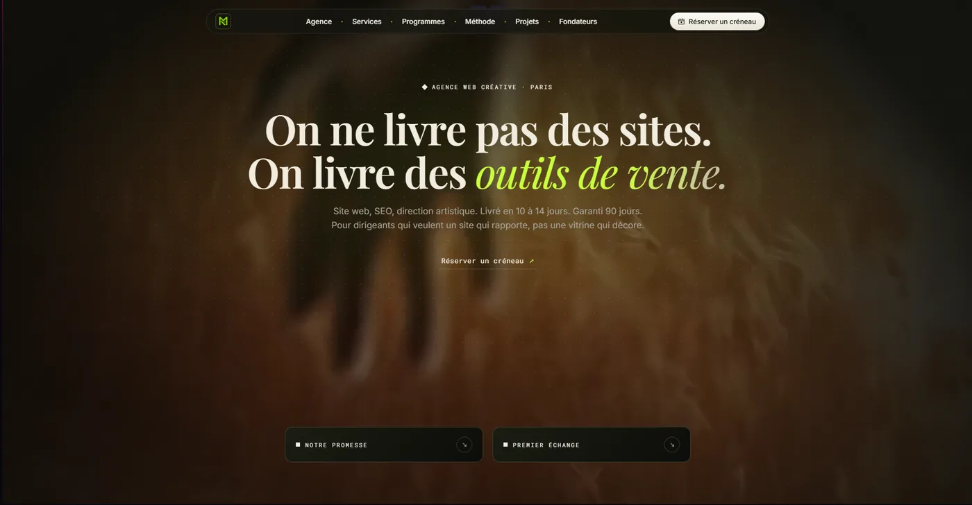 Aperçu du site Mad Makers
